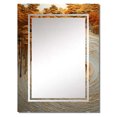 thumbnail image 2 of Designart "Abstract Pine Tree Spiral Serenity in Orange and White I" Abstract Botanicals Oversized Wall Mirror - Modern Abstract Hallway Decorative Wall Mirrors - Multiple Color Options, 2 of 6