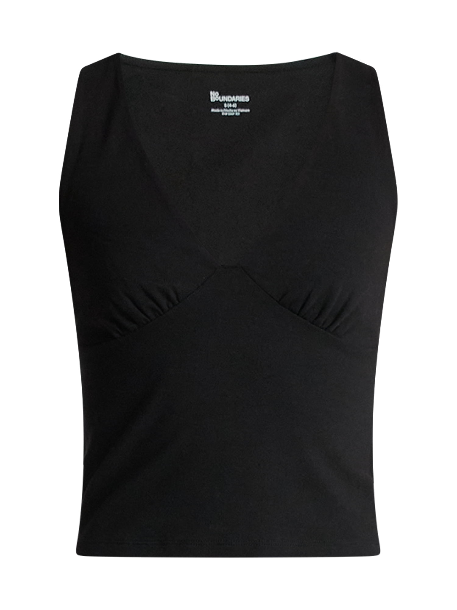 No Boundaries Plunge Neckline Tank Top, Women’s