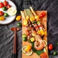 thumbnail image 2 of Moins de 10 Fourchettes de Barbecue Brochette d'Oiseau Rôti Brochette de Squab Rôti Filet de Porc Brochette de Poulet Grillée Ruding Brochette de BBQ Aiguille d'Encens Brochette Jetable Multifonctionnelle, 2 of 7