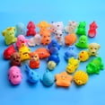 thumbnail image 5 of Juguete de baño de vinilo con dibujos animados para niños, pato amarillo para bebé, pizca de agua, música, voz, animal, 5 of 5