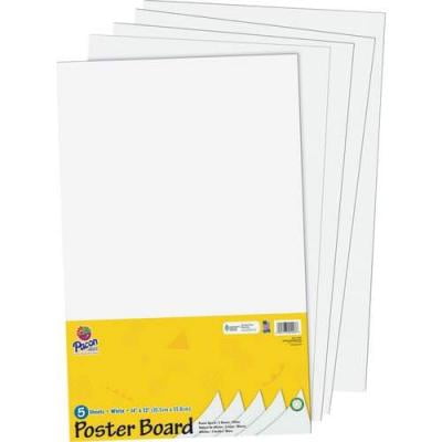 Craft 5 / Pack Pacon Poster Board Package 14" x 22" White  PAC5443 