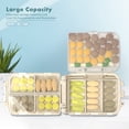thumbnail image 5 of [2 Pack] Pill Organizer,Pill Cases,8 Compartments Portable Travel Pill Box for Pocket Purse Medicine Vitamin Holder Container, 5 of 6