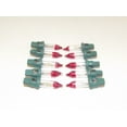 thumbnail image 6 of 10 Style D Mini Bulb Flashers Christmas Tree Lights Replacement Bulbs 2.5 Volt V 0.425 Watt W 0.17 Amp Common 50, 100 & 150 Light Strings, Green Base, 6 of 13