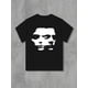 thumbnail image 1 of Men'S Casual Crew Neck T-Shirt, 100% Cotton Knit Fabric, Geometric Print, Loose Fit, Summer Regular Length Tee, 180gsm - Black, 1 of 6