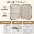 thumbnail image 6 of Xixirimido Bible Cover Case for Women, Quilted Bible Cover Bag with Handle, Bible Carrying Case Study Supplies Accessories for Men, Cow Daisy Blue Sky, 6 of 7