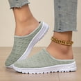 thumbnail image 7 of Willtoo Orthopedic Mule Clogs for Women Knitted Slip On Lightweight Mule Sneakers with Arch Support Closed Round Toe Open Back Breathable Flats Shoes Comfortable Low Top Outdoor Walking Shoes, 7 of 7