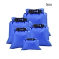 thumbnail image 3 of Sac Étanche Sac Pliable Étanche Humidité Barrière Poche Flexible Rafting Stockage Poche de Réserve de Lumière Crochet de Sangle Multifonction Bleu Saphir, 3 of 6