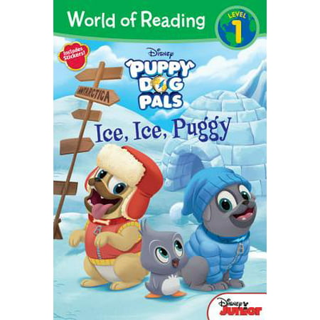 World of Reading Puppy Dog Pals Ice Ice Puggy Level 1 Reader with stickers
