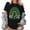 Black-3, variant on Peace Love St Patricks Day Gnome Clover Irish Lucky Holiday Party Novelty Graphic Tee T Shirt Regular Fit Tops Black S-5XL