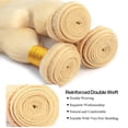thumbnail image 4 of Hair Bundle Auokmar 613 Blonde Body Wave 14, 16, 18, 8A, 150% de densidad, 4 of 7
