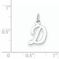 thumbnail image 3 of Sterling Silver Small Script Initial D Charm, 3 of 3