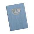 thumbnail image 1 of Ximing 2024 Planner Notebook Learning Notebook Monthly Planner Notepad Diary Journal Calendar Book Record Book Daily Planner Undated Dark Blue, 1 of 10