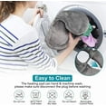 thumbnail image 5 of Dianli Back Pain Relief Heating Pad Instant Relief Neck and Shoulder Wrap Ergonomic Large Contoured Heated Wrap With Adjustable Strap Fast Heat up Washable Cover Heat Therapy Pad, 5 of 5