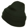 thumbnail image 2 of Australia AUS Flag Embroidered Long Beanie - Olive OSFM, 2 of 5