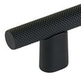 thumbnail image 5 of Schaub And Company 211092-MB Monza 2" Diamond Knurled Urban Modern Industrial T Bar, 5 of 7