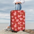 thumbnail image 4 of Wukai Rose Flowers Elastic Luggage Cover: Personalized Protection for Your Suitcase - Fits 19~29-inch, Washable & Durable Travel Companion-Medium, 4 of 8