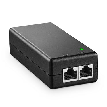 MokerLink Gigabit PoE Injector, 802.3af/at 30W, 10/100/1000Mbps Ethernet, Plug & Play PoE Injector