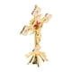 thumbnail image 4 of Cruz de pie de Metal, decoración de diamantes de imitación rojos, crucifijo de pie de elegancia Retro exquisita con Base para hogares cristianos, 4 of 5