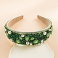 thumbnail image 1 of Fiudx Diadema de Moda, Diseño de Diamantes de Imitación Brillantes, Accesorio Encantador de Color Caramelo, Estilo de Ala Ancha para Un Look Dramático, Perfecta para Fiestas, Bodas, Festivales, Decla, 1 of 3