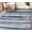 Turquoise, variant on Luxe Weavers Victoria Collection 9085 Red 8x10 Abstract Area Rug