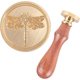 thumbnail image 1 of 1PC Brass Sealing Wax Seal Stamp Removable Wood Handle Bee Pattern 25mm, 1 of 5