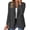 Dark Gray, variant on Summer Cardigan BWASD Button Down Solid Color Open Front Cardigans for Women Ladies Lapel Collar Long Sleeve Jackets Work Office Business Suit Blazer 2026 New (Navy S)