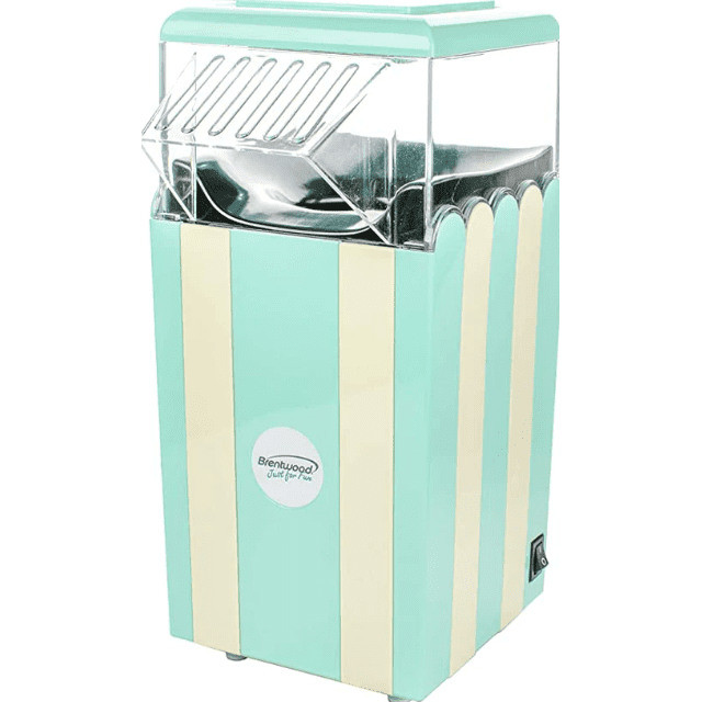 BRENTWOOD Maquina de Aire para Hacer Palomitas PC-488BL | 8 Tazas | Azul Brentwood PC-488BL
