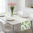 thumbnail image 6 of St. Patrick’s Day Table Runner, 72x13 Inch Green Shamrock Print – Waterproof Polyester Fabric, Wipe-Clean, for Dining Table, Kitchen, Party Decor, 6 of 6