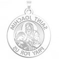 thumbnail image 2 of Saint Joachim Religious Medal - - 3/4 inch Size of a Nickel -Sterling Silver, 2 of 3