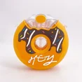 thumbnail image 1 of Taza con forma de donut de 380 ml, taza de alimentación para niños con pajitas, adorables tazas de agua con forma de donut, botella de agua para exteriores a prueba de fugas con dibujos animados, 1 of 6