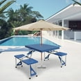 thumbnail image 2 of Folding Tables and Chairs-Plastic PS Thickening, 2 of 13
