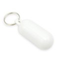 thumbnail image 1 of Toystoory Llavero flotante Figuración secundaria Llavero colgante ligero en forma de píldora para canotaje Surf Deportes al aire libre Deportes acuáticos Blanco1pcs, 1 of 6