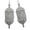 White, variant on SDFGTstore 2 Pack Artistic Unique Iron Hanging Decors Candle Holders with Multiple Use Suitable for Wall Ceiling Mount Simple Setups