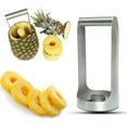 thumbnail image 1 of Hearth & Gear Pineapple Peeler 430 Stainless Steel Pineapple Cutting And Core Extractor Core Separation Pineapple Core Removal Peeler Stainless Steel Rotating Potato Peeler Peeler plus Vegetable, 1 of 6