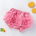 thumbnail image 6 of Baby Girl Summer Clothes Cute Ruffle Bow-Knot Bloomers Shorts Tulle Tutu Skirt with Diaper Cover, 6 of 7