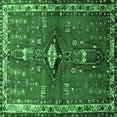 thumbnail image 1 of Ahgly Company Indoor Square Persian Emerald Green Traditional Area Rugs, 7' Square, 1 of 4