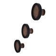 thumbnail image 1 of juego de percheros hub 2.3 kg 3 negro piezas, 1 of 6