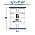 thumbnail image 6 of Avery 2" x 3" Tags, Gold Border with Gold Dots, 80 ct, 6 of 11