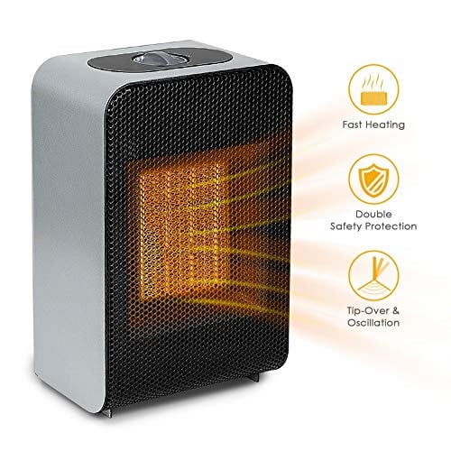 Mophoto Space Heaters Desk Heater For Office Home Portable