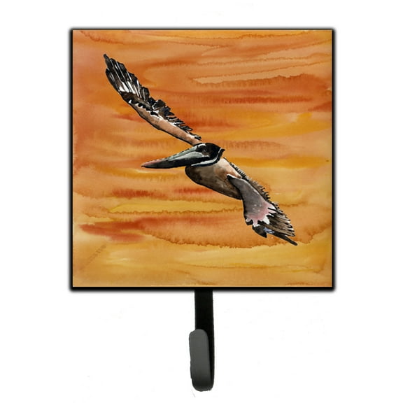 Carolines Treasures 8146SH4 Bird - Pelican Leash or Key Holder Single Hook multicolor