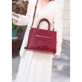 thumbnail image 5 of Genuine Cowhide Leather Women's Crocodile Embossed Tote Bag, Top Handle Crossbody Shoulder Purse, 5 of 9