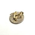 thumbnail image 6 of 14k yellow Gold 3D Soccer Player Pendant charm sport game fine jewelry gift 2.9g, 6 of 12