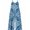Blue Ethnic Pattern, variant on Women'S Classic Leopard Jumpsuits Sleeveless Spaghetti Strap Loose Baggy Wide Leg Overalls Romper