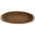 thumbnail image 2 of Creative Co-Op Decorative Oval Woven Seagrass Tray with Handles, 2 of 4
