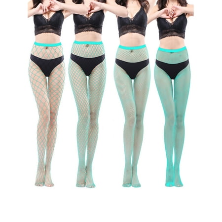 

Bomotoo Ladies Sexy Thigh High Stockings Slim Fishnet Stocking Fit Fish Nets Pantyhose Basic Mesh Tights