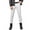 Silver, variant on OSOLU Solid Color Mens Slim Fitting Leather Pants Leggings Tight Elastic Warm Trend Motorcycle Leather Pants Trousers Daily Relaxed Fit Breathable Bottoms
