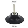 thumbnail image 6 of 2pcs 6mm Shank 2 and 3 inch Rotary Sanding Disc Pad Holder Black Disc Pad Holder, 6 of 12