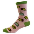 thumbnail image 4 of Women's Avocado Toast Socks Funny Millenial Breakfast Bread Graphic Novelty Footwear, 4 of 7
