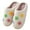 Multicolor, variant on Xfvqtps New Ladys Plush Slippers Colorful Love Cute Close Toe Thick Bottom Non-Slip Comfortable Warm Winter Cotton Slippers White