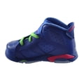 thumbnail image 4 of Jordan 6 Retro (BT) Baby Toddlers Basketball Shoes Gym Royal-White-Pink-Green 384667-439, 4 of 6